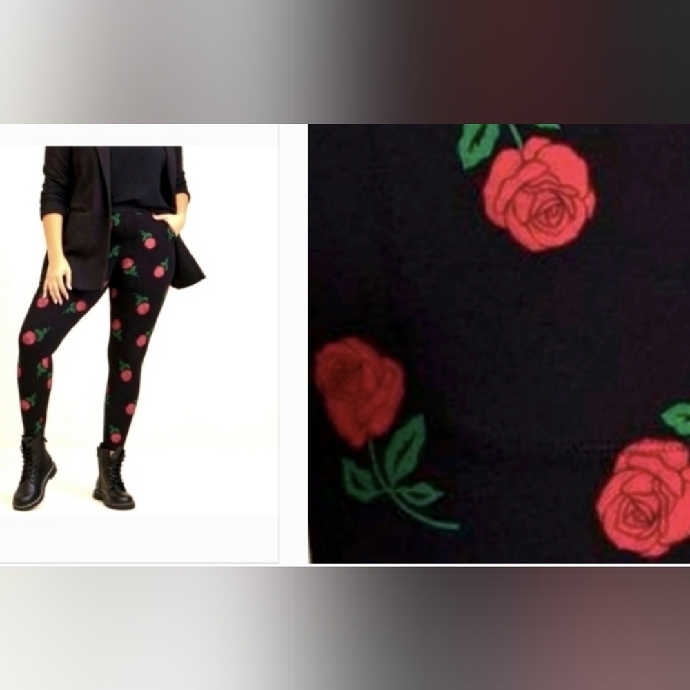 ❤️NWT TORRIID LEGGING - POCKETS ROSE PRINT  FLORAL PRINT - MEDIUM